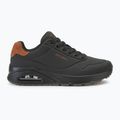 Pánska obuv SKECHERS Uno Suited On Air black/chestnut 2