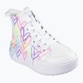 Detská obuv SKECHERS Hyperlift Love Daze white/multicolor 8