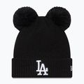 Zimná čiapka dámska New Era Wmns Double Pom La Dodgers black