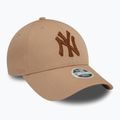 Dámska šiltovka New Era Metallic 9FORTY New York Yankees beige