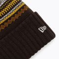 Dámska zimná čiapka New Era Rail Isle Cuff Knit Beanie tmavohnedá 3
