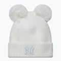 Dámska zimná čiapka New Era Double Pom Knit Beanie New York Yankees white