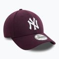 Šiltovka New Era Melton Wool 9FORTY New York Yankees purple