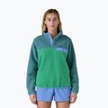 Dámska trekingová mikina Patagonia LW Synch Snap-T P/O heartleaf green