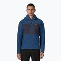 Pánska softshellová bunda Patagonia R2 TechFace Hoody clement blue