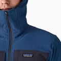 Pánska softshellová bunda Patagonia R2 TechFace Hoody clement blue 6