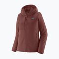 Dámska softshellová bunda Patagonia R2 CrossStrata Hoody dark ruby