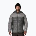 Pánska páperová bunda Patagonia Hi-Loft Nano Puff Hoody forge grey