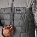 Pánska páperová bunda Patagonia Hi-Loft Nano Puff Hoody forge grey 7