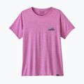 Dámske tričko Patagonia Cap Cool Daily Graphic Shirt '73 skyline / brisk purple x-dye 4