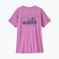 Dámske tričko Patagonia Cap Cool Daily Graphic Shirt '73 skyline / brisk purple x-dye 5