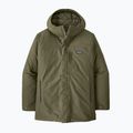 Pánska páperová bunda Patagonia Windshadow Parka basin green