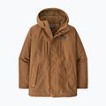 Pánska páperová bunda Patagonia Isthmus Parka deer brown