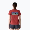 Dámske tričko Patagonia P-6 Logo Responsibili-Tee potters red 2