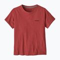 Dámske tričko Patagonia P-6 Logo Responsibili-Tee potters red 3