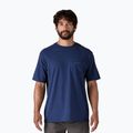 Pánske  tričko Patagonia Boardshort Logo Pocket Responsibili clement blue