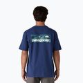Pánske  tričko Patagonia Boardshort Logo Pocket Responsibili clement blue 2