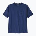 Pánske  tričko Patagonia Boardshort Logo Pocket Responsibili clement blue 4