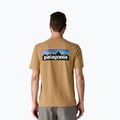 Pánske  tričko Patagonia P-6 Logo Responsibili-Tee talon gold 2