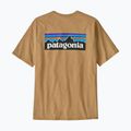 Pánske  tričko Patagonia P-6 Logo Responsibili-Tee talon gold 3