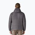 Pánska páperová bunda  Patagonia Down Sweater Hoody forge grey w/forge grey 3