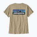 Dámske tričko Patagonia P-6 Logo Responsibili-Tee pumice 2