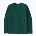 Pánske tričko longsleeve Patagonia P-6 Logo Responsibili cascade green