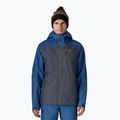 Pánska bunda do dažďa Patagonia Insulated Powder Town smolder blue w / clement blue