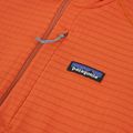 Pánska fleecová mikina Patagonia R1 Hybrid coal orange 3