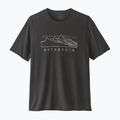 Pánske tričko Patagonia Cap Cool Trail Stratapeaks ink black