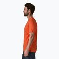 Pánske tričko Patagonia Cap Cool Merino Blend Graphic Shirt heritage header/coal orange 2