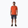 Pánske tričko Patagonia Cap Cool Merino Blend Graphic Shirt heritage header/coal orange 4