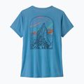 Dámske tričko Patagonia Capilene Cool Daily - Cloud Crag shore blue/light shore blue x-dye 2