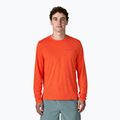 Pánske tričko longsleeve Patagonia Capilene Cool Daily - Boardshort Logo orange peel/light orange peel x-dye