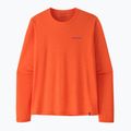 Pánske tričko longsleeve Patagonia Capilene Cool Daily - Boardshort Logo orange peel/light orange peel x-dye 4