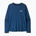 Pánske tričko longsleeve Patagonia Capilene Cool Daily - '73 Skyline clement blue/light clement blue x-dye 5