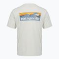 Pánske tričko Patagonia Capilene Cool Daily - Boardshort Logo dyno white 2