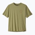 Pánske trekingové tričko Patagonia Cap Cool Daily Shirt - Spoke Stencil gumtree green - light gumtree green x-dye