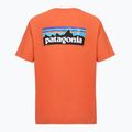 Pánske tričko Patagonia P-6 Logo coal orange 2