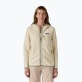 Dámska fleecová mikina Patagonia Retro Pile Hoody natural w/ellwood green