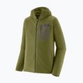 Pánska trekingová mikina Patagonia R1 Air Full Zip Hoody caper green