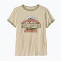 Dámske tričko Patagonia Great Waves Ringer Tee undyed natural