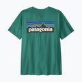 Pánske tričko Patagonia P-6 Logo gem green 5