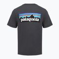 Pánske tričko Patagonia P-6 Logo ink black 2