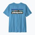 Pánske tričko Patagonia P-6 Shore blue logo