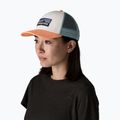 Šiltovka Patagonia P-6 Logo LoPro Trucker white w/peach sherbet 2