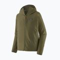 Pánska softshellová bunda Patagonia R1 TechFace Hoody basin green 12