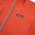 Pánska softshellová bunda Patagonia R1 TechFace Hoody hot ember 3