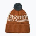 Zimná čiapka Patagonia Powder Town hut tripper logo: cinnamon brown 2