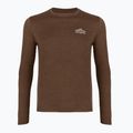 Pánske trekové tričko longsleeve Patagonia Cap Cool Daily Hut Tripper LS berm brown - light berm brown x-dye